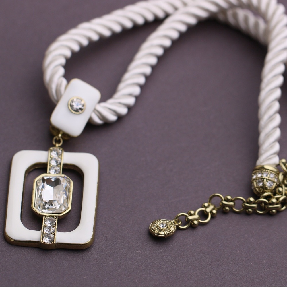 Heidi Daus Modern Mods Crystal Necklace